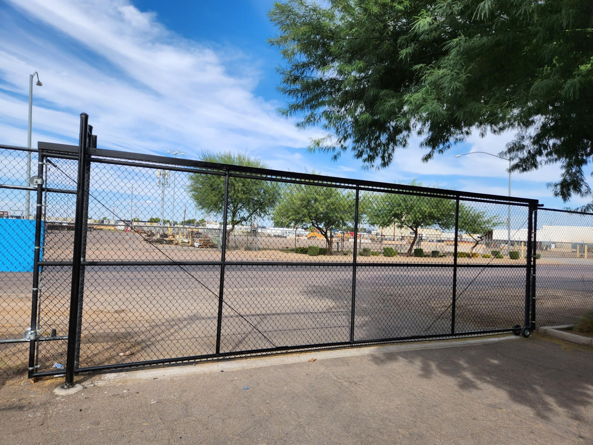 Fence installation project by Tarango Contracting in Litchfield Park AZ