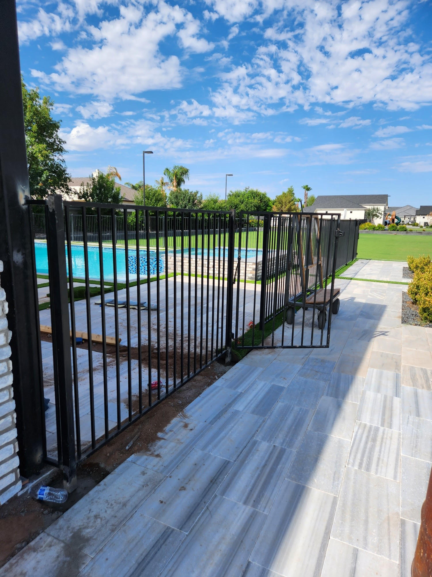 Fence installation project by Tarango Contracting in Litchfield Park AZ
