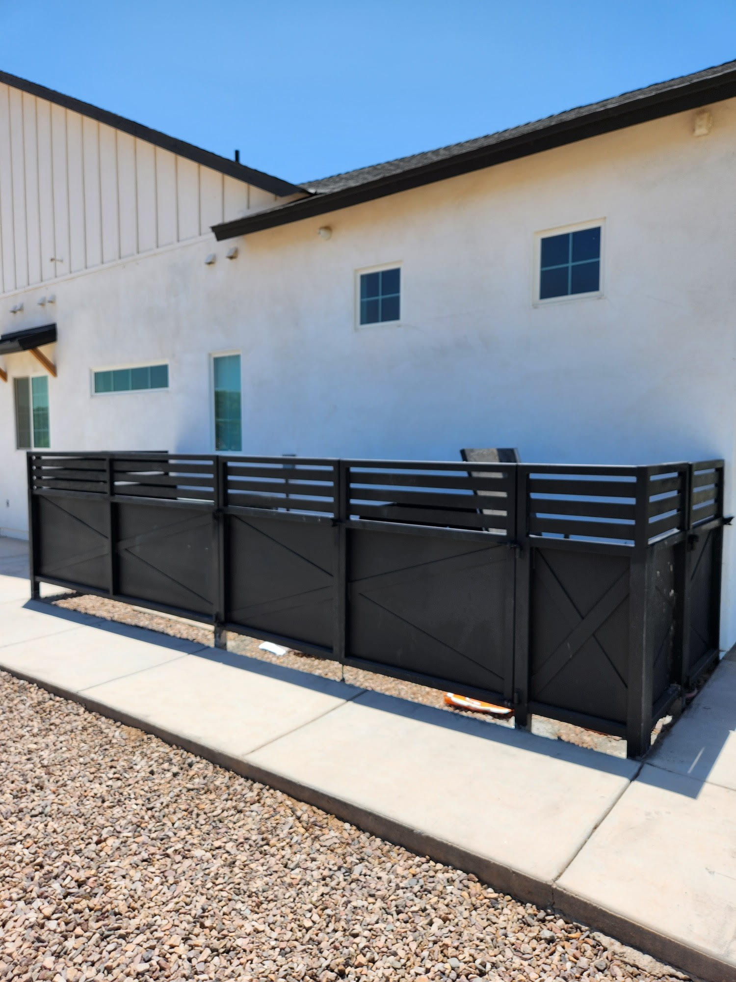 Fence installation project by Tarango Contracting in Litchfield Park AZ
