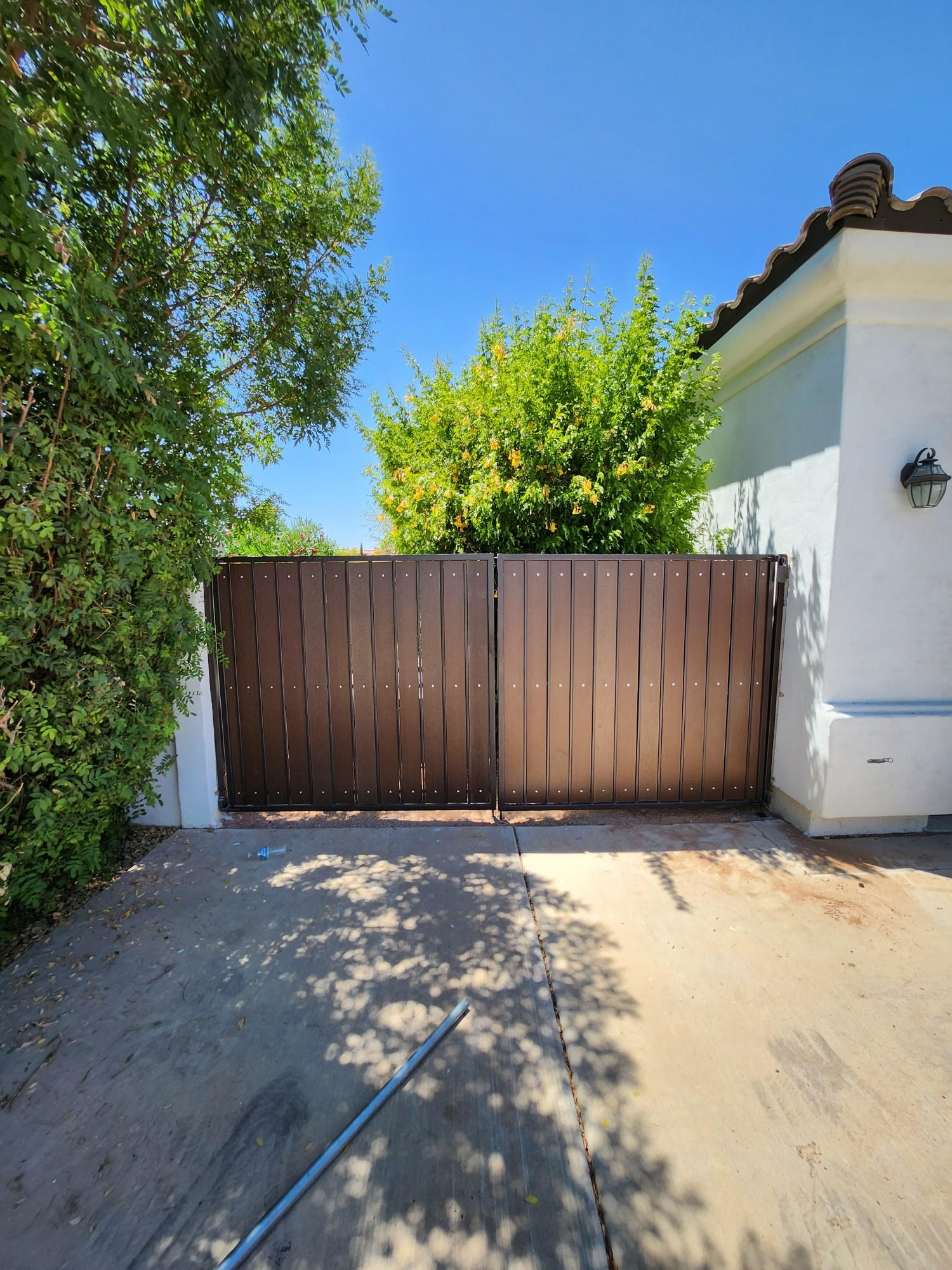 Fence installation project by Tarango Contracting in Litchfield Park AZ