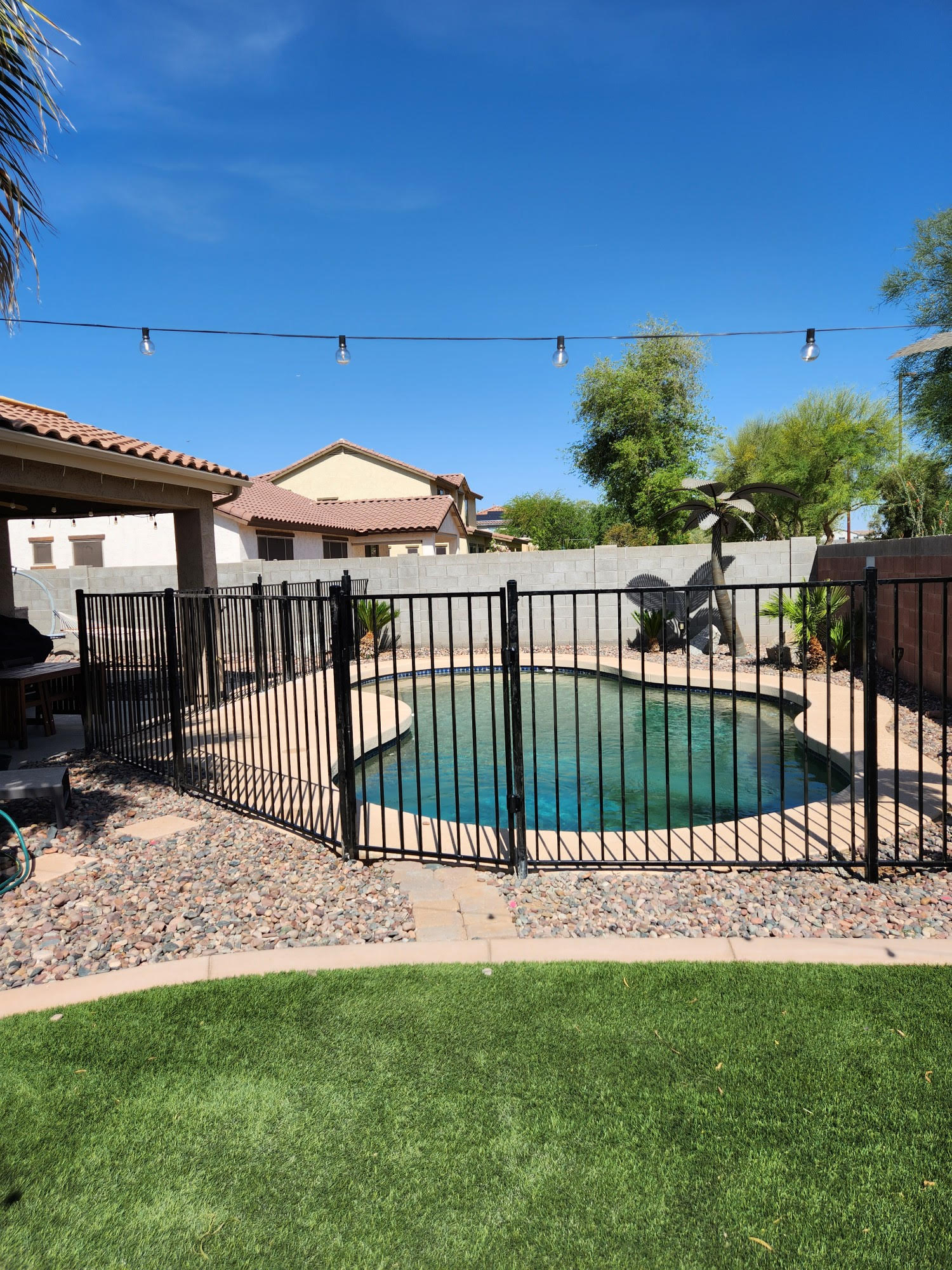 Fence installation project by Tarango Contracting in Litchfield Park AZ